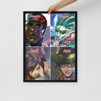 Four Assembled-Framed poster