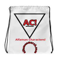 Alfaman Logo-Drawstring bag