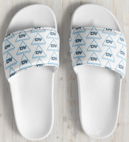 Alfaman Logo L Blue & W-Women's slides