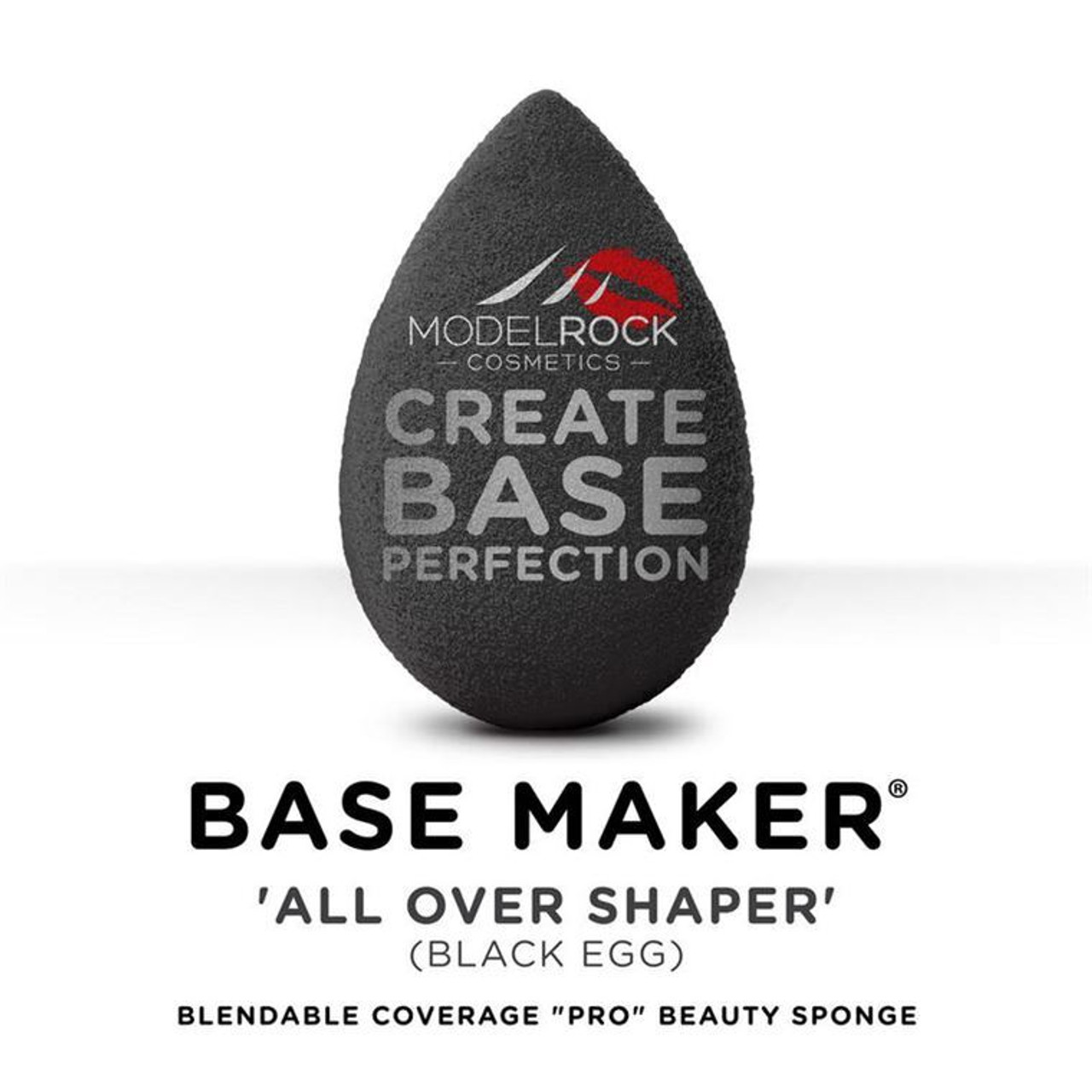 Base Maker® - Single Sponge - 'ALL OVER SHAPER' (Black Egg) - The Makeup  Workshop