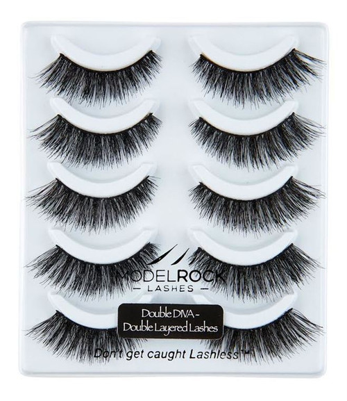 MULTI PACK Double DIVA - Double Layered - 5 pair Lash Pack