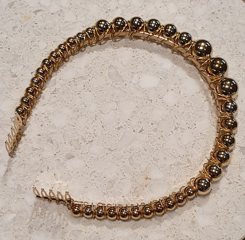 Gold Pearl Headband - By Madeline 