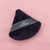 Velour Makeup Puff - Triangle 70mm - Black 1pk