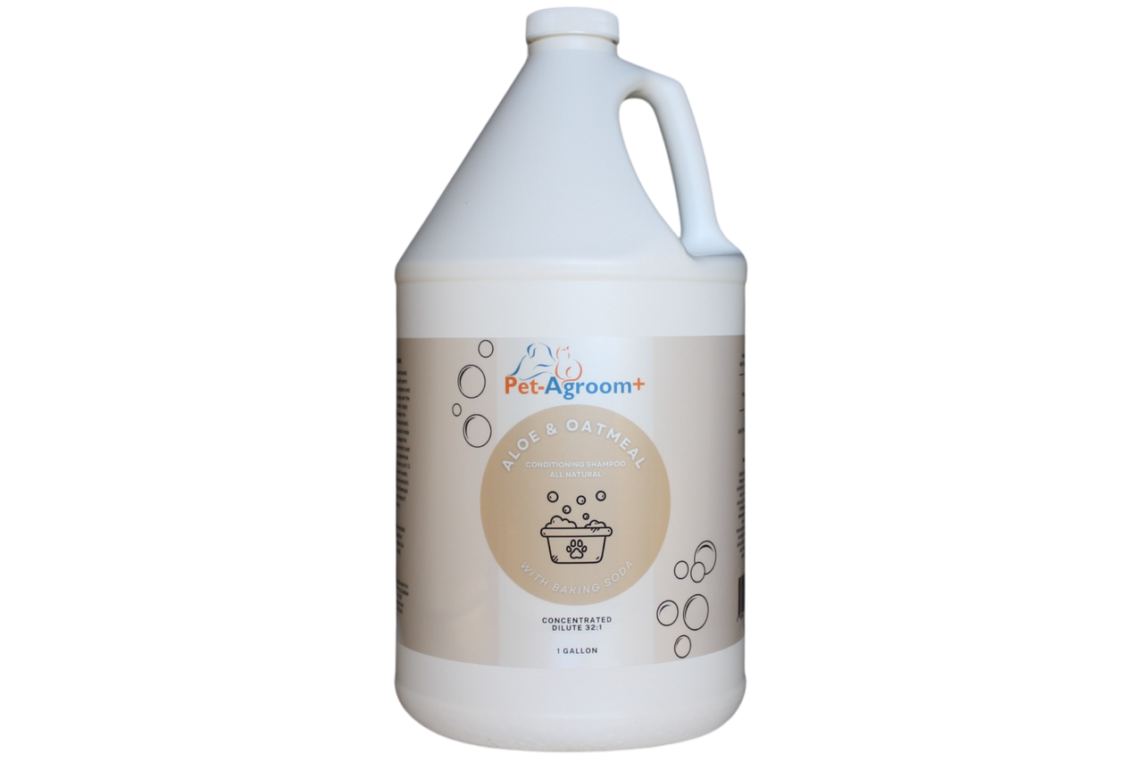 Pet-Agroom+ Aloe & Oatmeal 32:1 Shampoo - Gallon-1757966624