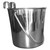 QT SS Flat-Sided Pail-Bucket W-Hooks - 6 QT