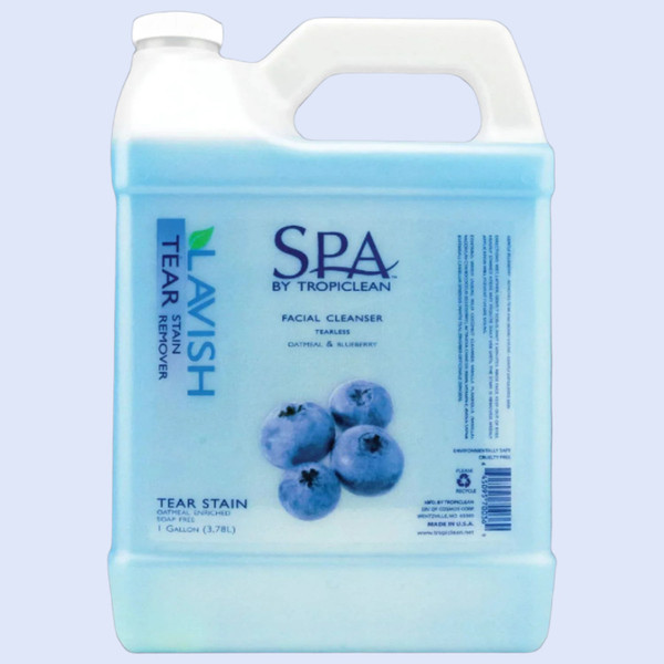 Spa Lavish Tear Stain Remover Oatmeal & Blueberry Facial Cleanser - Gallon