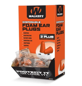WALKERS FOAM EAR PLUG 200 PAIR  (GWP-FOAMPLUG200BX)