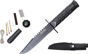 WJ 8" OVERALL BLACK SURVIVAL  (HWT04BK)