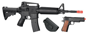 CROSMAN AEG M4 RIFLE BLK WITH  (52003C)