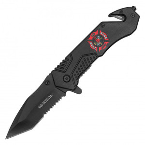 WJ 8" Fire Dept. Pocket Knife (PWT425FF) WJ 8" Fire Dept. Pocket Knife (PWT425FF)