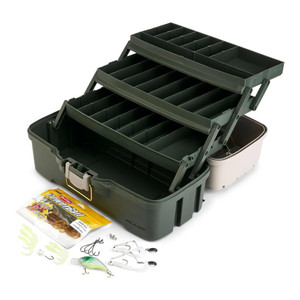 PLANO THREE TRAY TACKLE BOX  (3TRAYTBBASSKIT)