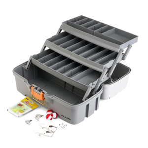 PLANO THREE TRAY TACKLE BOX  (3TRAYTBPNFSHKIT)
