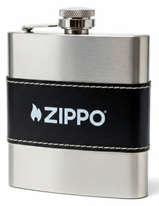 ZIPPO STAINLESS STEEL 6oz  (122229)