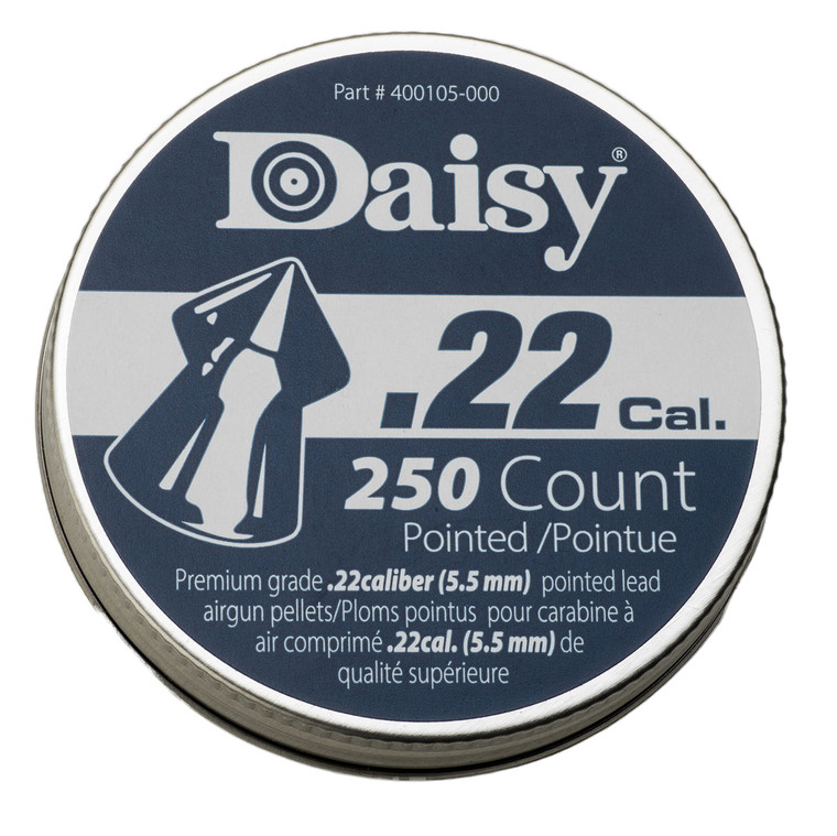 DAISY .22  POINTED PELLETS 250  (7922)