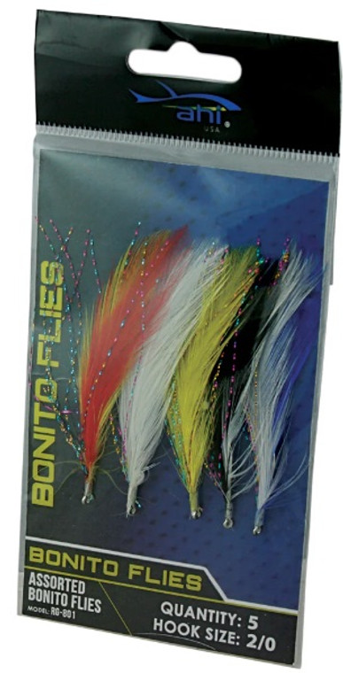 AHI ASST. BONITO FLIES 5PCK  (RG-801)