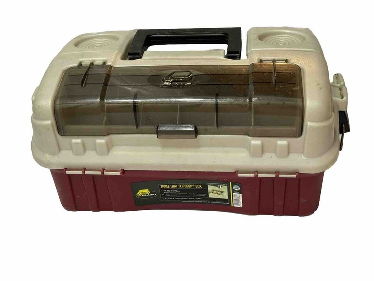 PLANO FLIPSIDER 3 TRAY RD/SLVR  (7603-01)