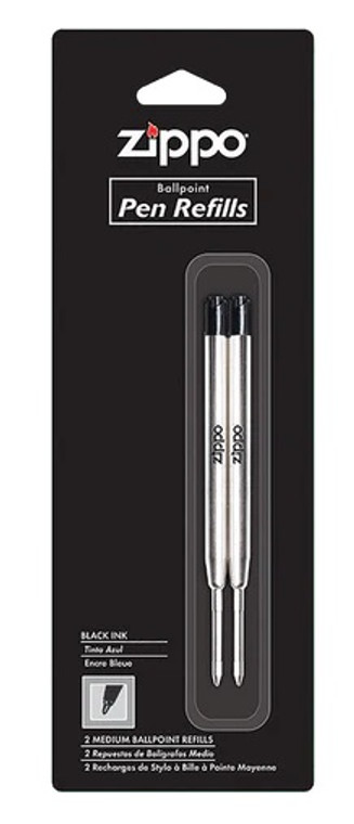 ZIPPO BLACK BALLPOINT REFILL   (41128)