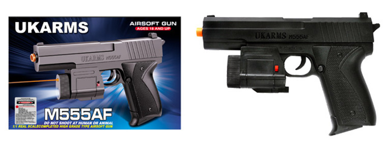 AW M555AF AIRSOFT PISTOL W/LAS  (M555AF)
