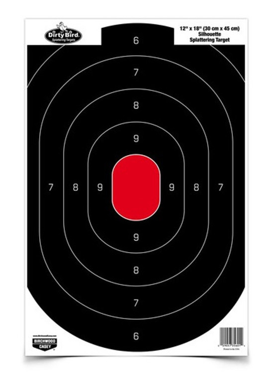 BC DIRTY BIRD 12X18 SILHOUETTE  (35601)