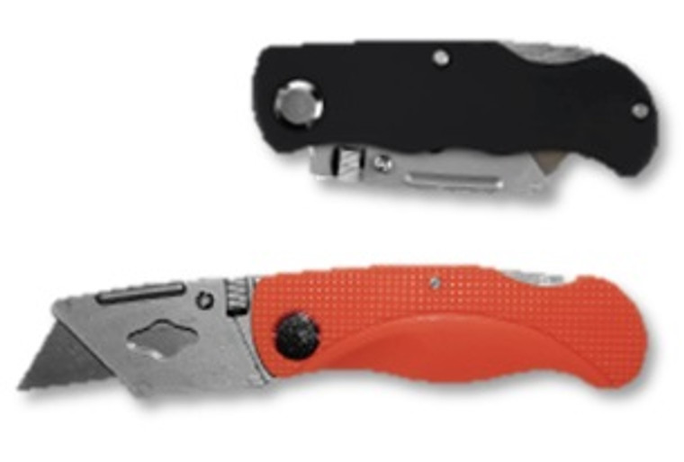SE FOLDING UTILITY KNIFE   (KU251BK)
