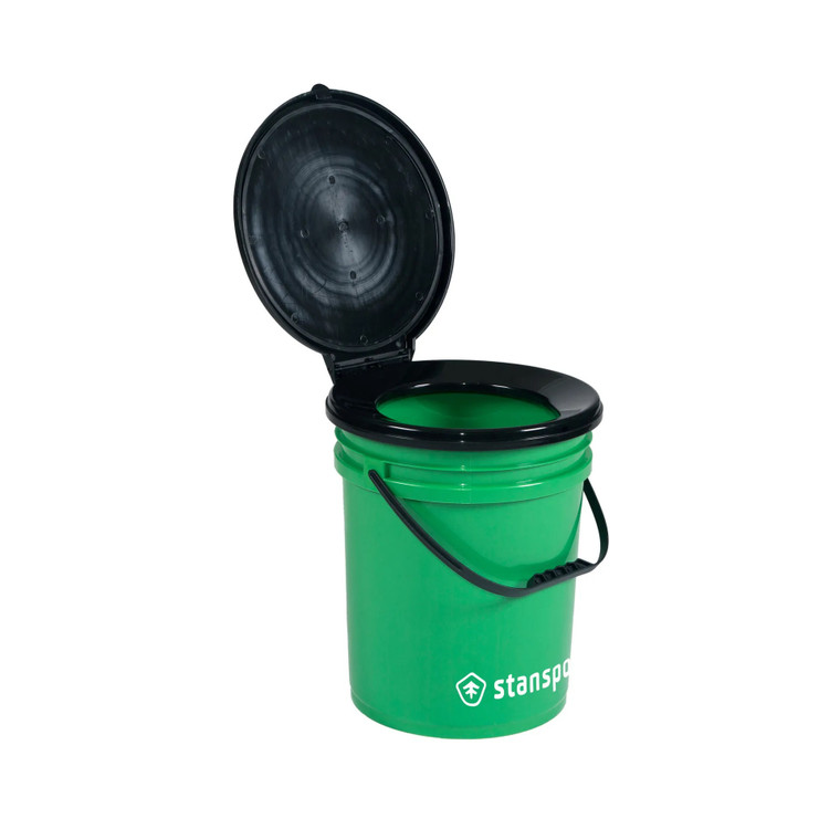 STAN PLASTIC BUCKET WITH LID  (271-555)