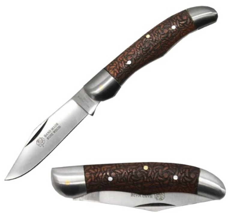 REX 4" ZIG BONE HANDLE FOLDING  (RA1025)