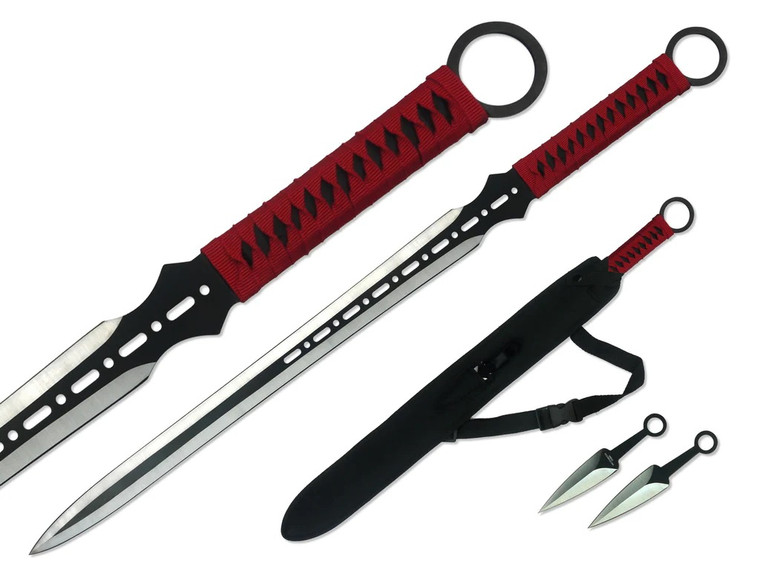 REX 27" NINJA SWORD RED/BLACK  (T63105-1RD)