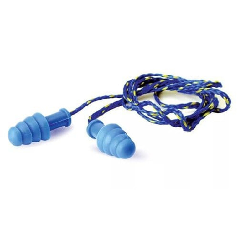 WALKERS RUBBER EAR PLUGS  (GWP-TPRCORD-BL)