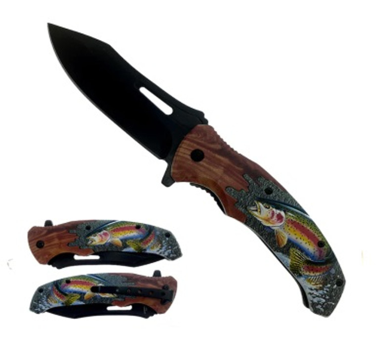REX 4.5" TROUT FISH HANDLE  (KS6309-TR)