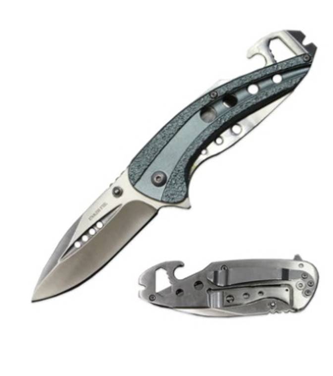 REX 4.25" GRAYMETAL HANDLE ASS  (KN1734-GR)