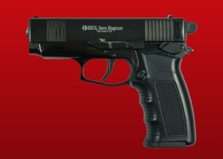 EKOL SAVA MAGNUM BLACK 9MM PAK  (SAVAMAGNUM-BK)