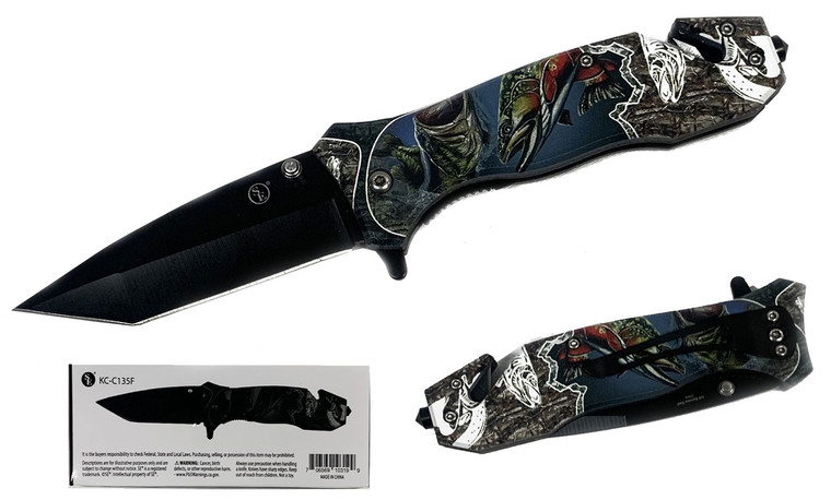 SE 4.5" SPRING ASSISTED TANTO  (KC-C135F)