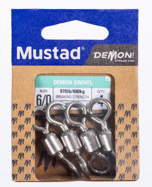 MUSTAD SS ROLLING SWIVEL (DLSS01)