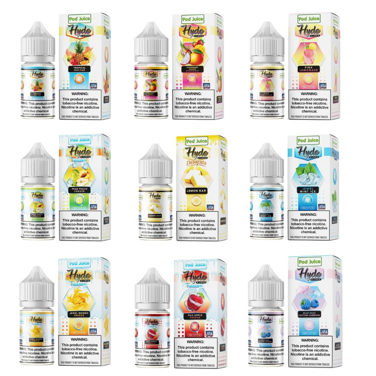 Hyde Pod Juice Synthetic Salt 30ml - PerfectVape