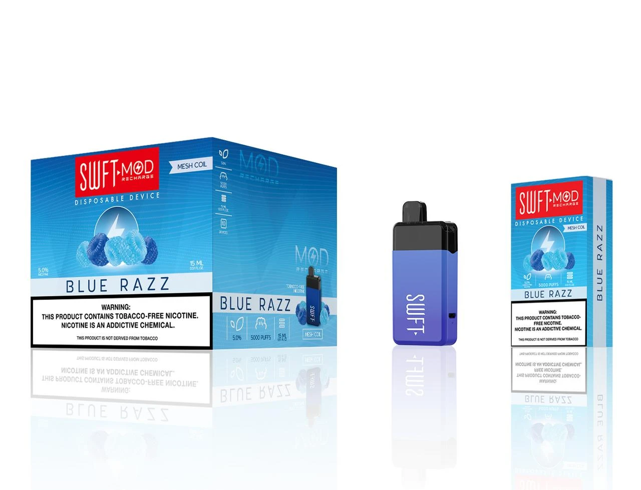 Blue Razz Swft SWFT Mod 5000 - $8.38 | PerfectVape
