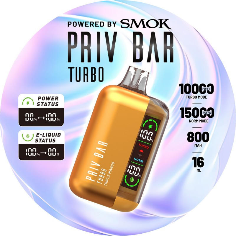 PRIV Bar Turbo 15000 $8.25
