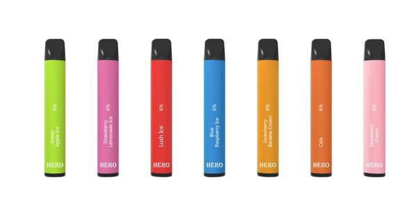 HERO 60Mg 850 Puffs - $5.75 - Disposable Vape | PerfectVape HERO 60Mg 850 Puffs - $5.75 - Disposable Vape | PerfectVape