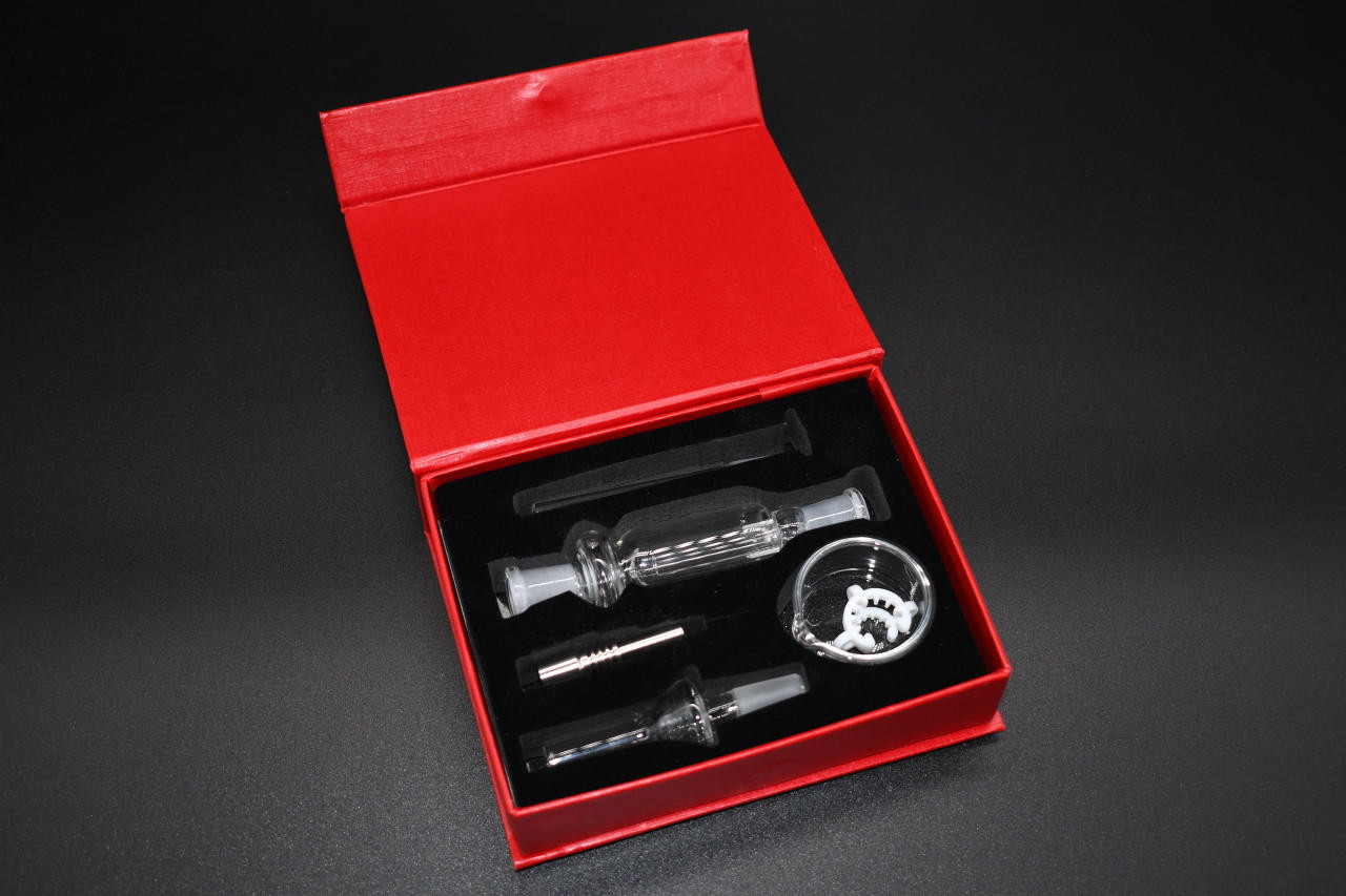 Glass Nectar Collector with Titanium Tip - NYVapeShop