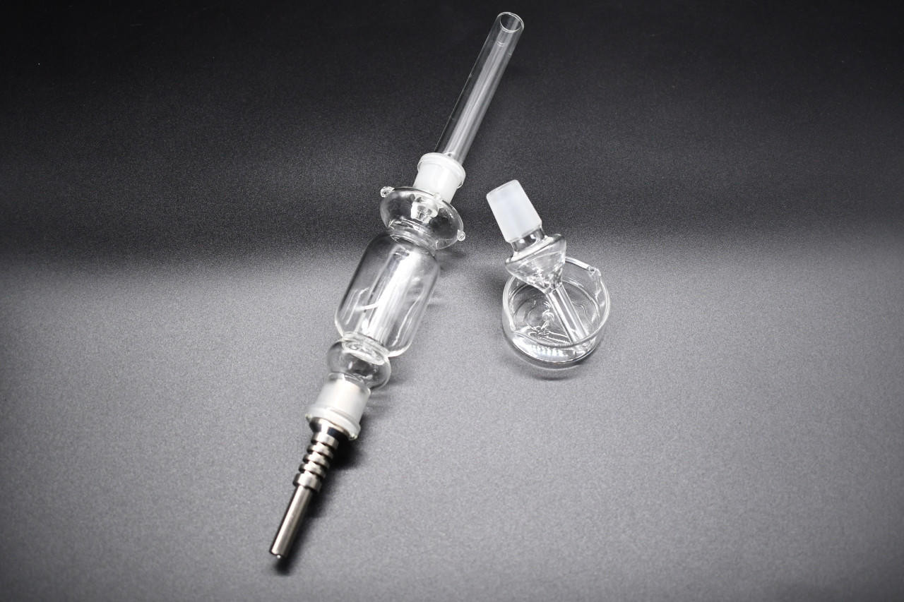 Glass Nectar Collector with Titanium Tip - NYVapeShop