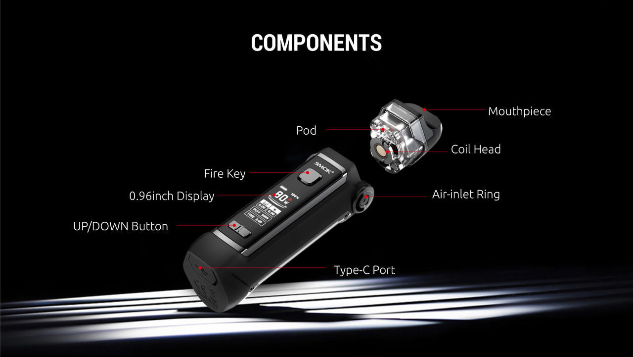 Smok IPX80 Pod Kit - PerfectVape Smok IPX80 Pod Kit - PerfectVape