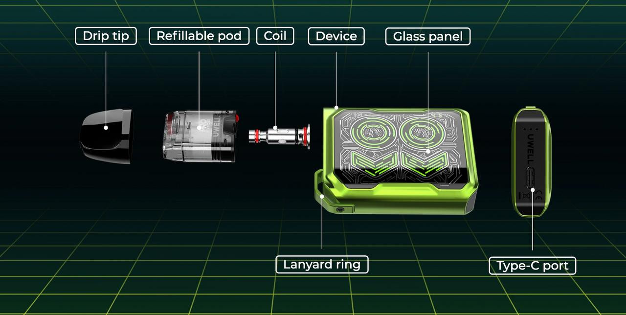 Uwell Caliburn GK2 Kit - PerfectVape Uwell Caliburn GK2 Kit - PerfectVape