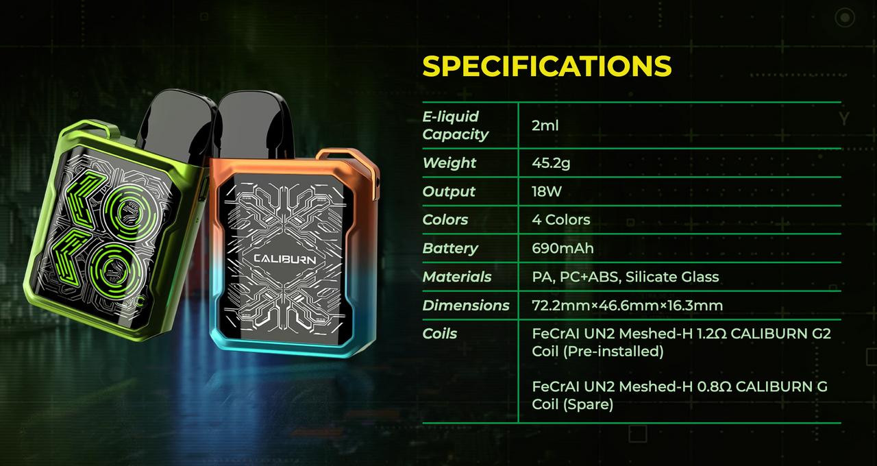 Uwell Caliburn GK2 Kit - PerfectVape Uwell Caliburn GK2 Kit - PerfectVape