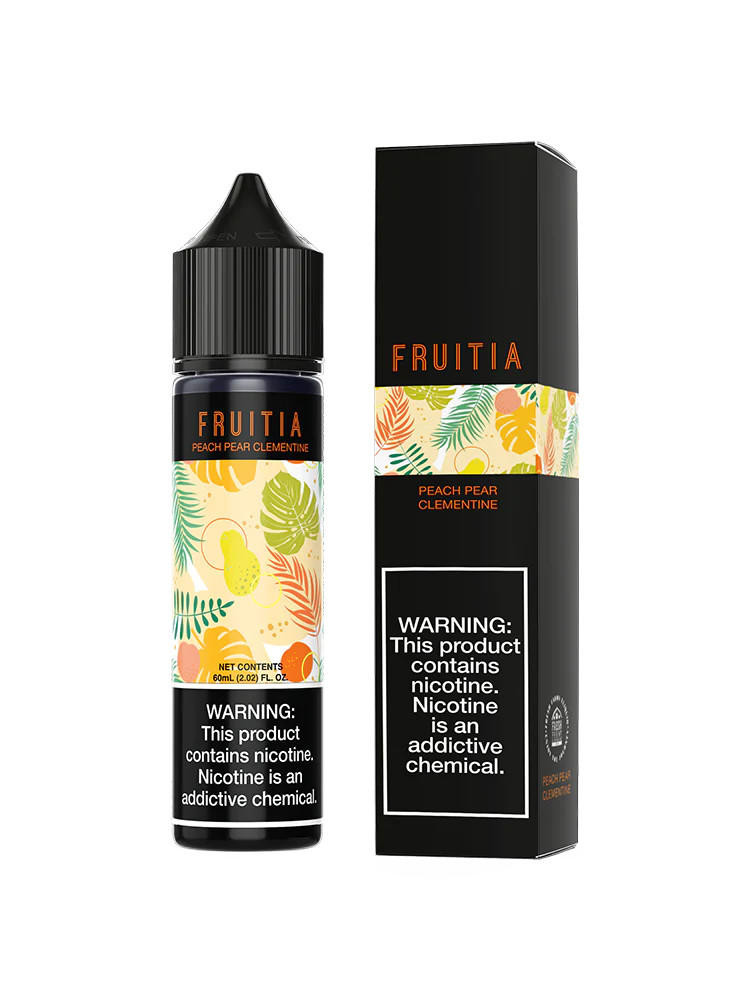 Fruitia E-Liquid 60ml $9.50 Fruitia E-Liquid 60ml $9.50
