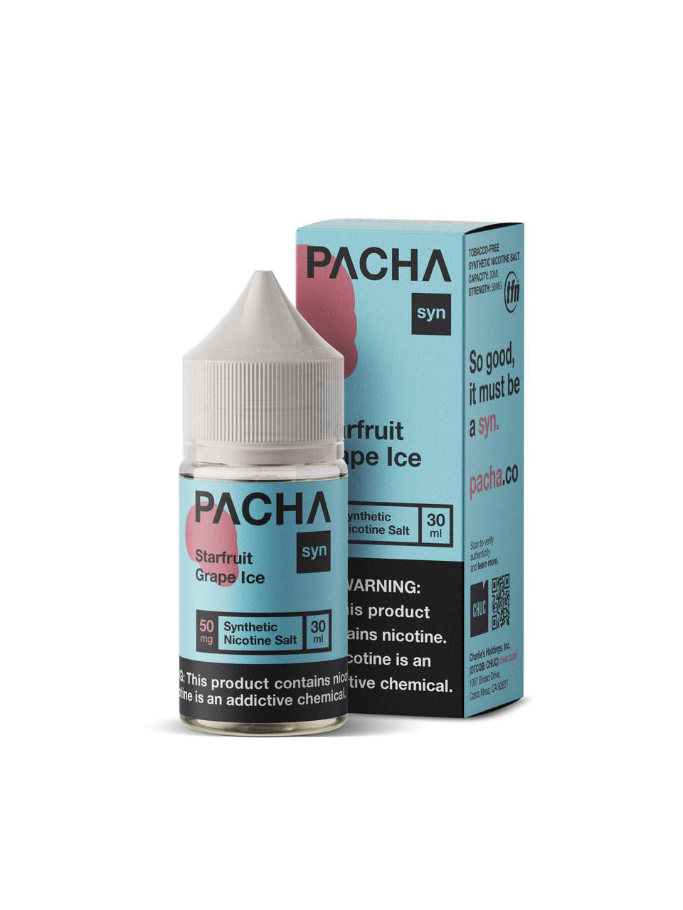 Pacha Syn Salt E-Liquid 30ml by Charlie's Chalk Dust