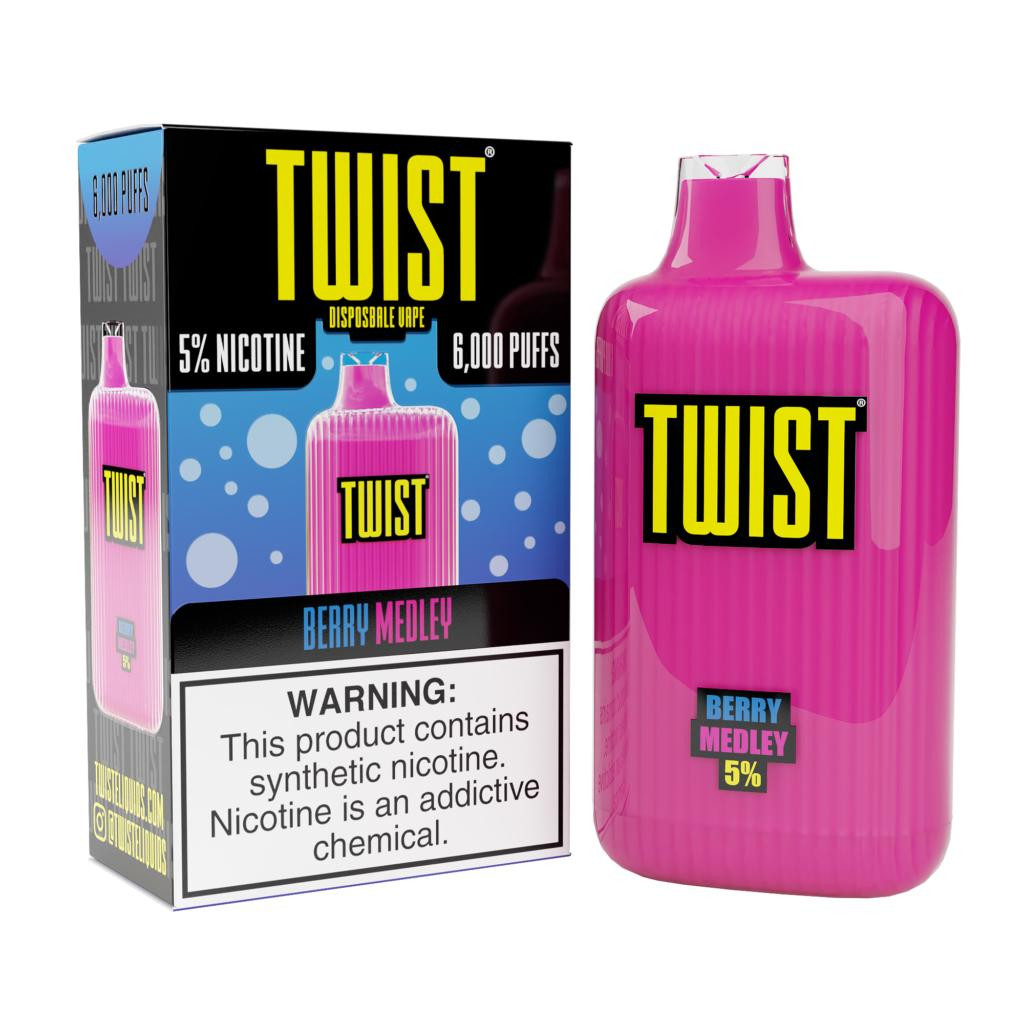 TWIST 6000 Puffs - $12.68 - Disposable Vape | PerfectVape TWIST 6000 Puffs - $12.68 - Disposable Vape | PerfectVape