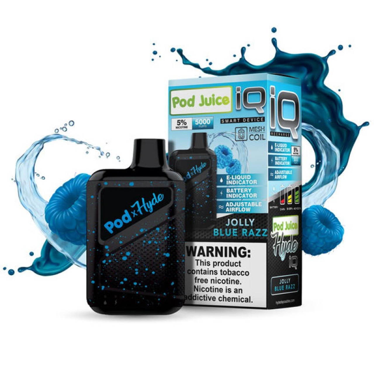 Pod Juice X Hyde IQ - 5000 - $11.49 | PerfectVape
