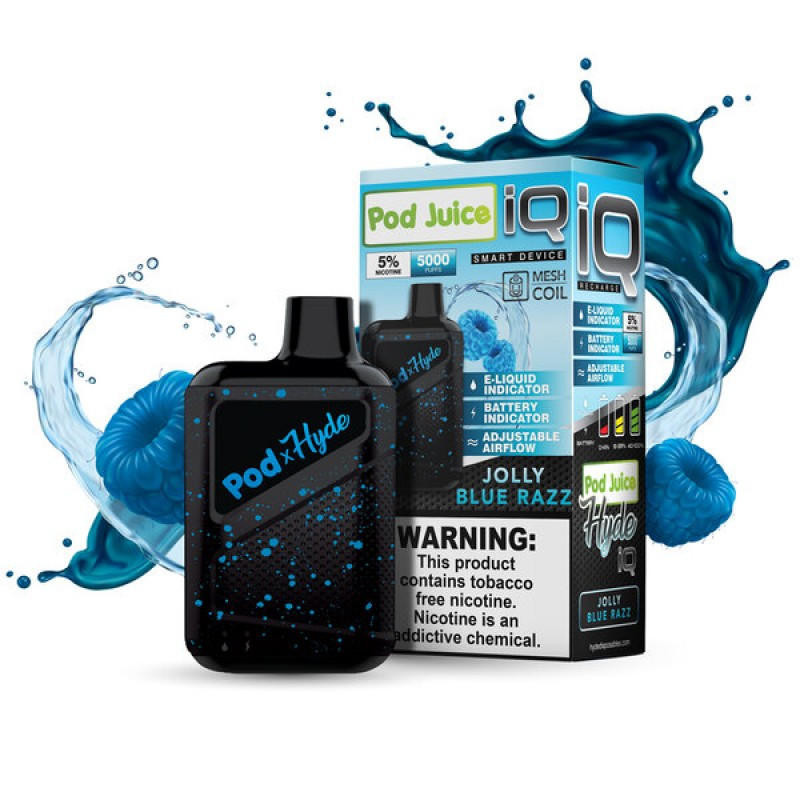 Pod Juice X Hyde IQ - 5000 - $11.49 | PerfectVape Pod Juice X Hyde IQ - 5000 - $11.49 | PerfectVape