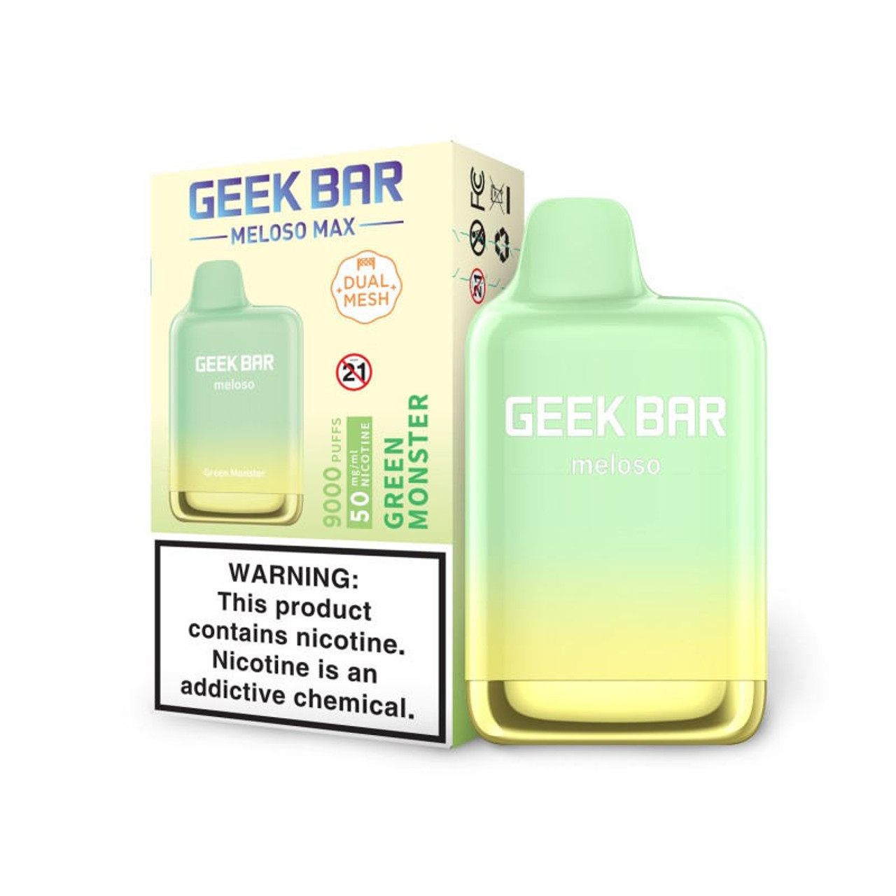 Geek Bar Meloso MAX - 9000 Puffs - $11.75