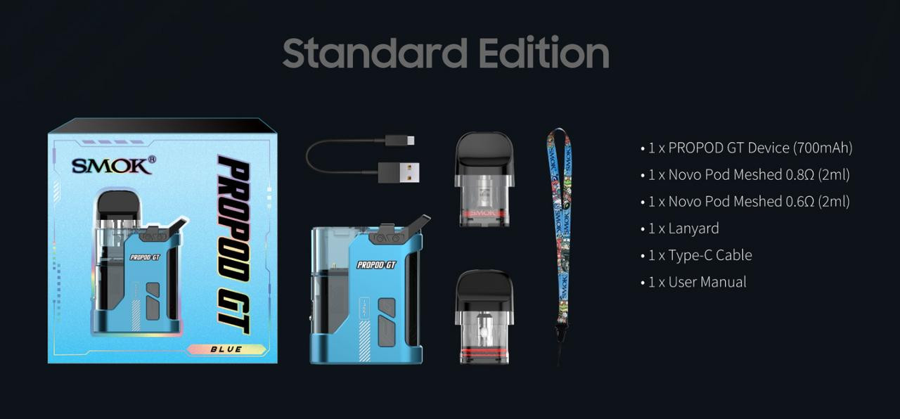 SMOK Propod Kit E-Zigarette 22W 800mAh 2ml, 43% OFF