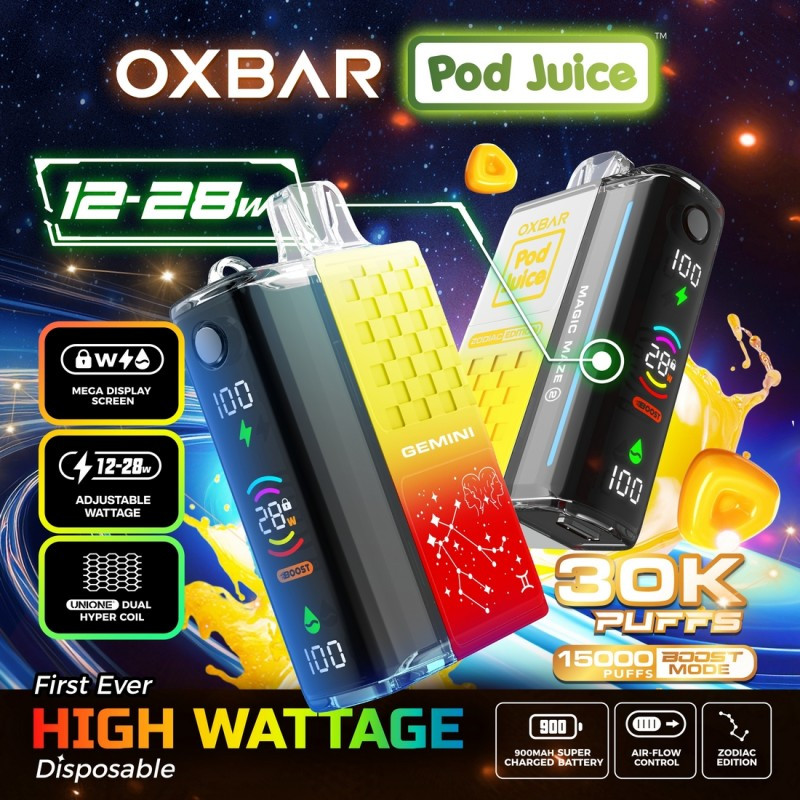OXBAR x Pod Juice 30K - $13.75 OXBAR x Pod Juice 30K - $13.75